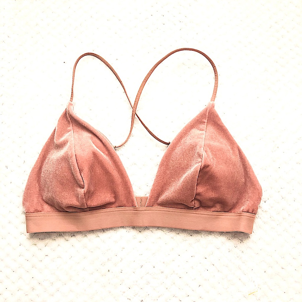 H&M Pink Velvet Bikini